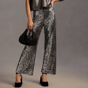 SOLD Sequin Wide-Leg Colette  Pants
